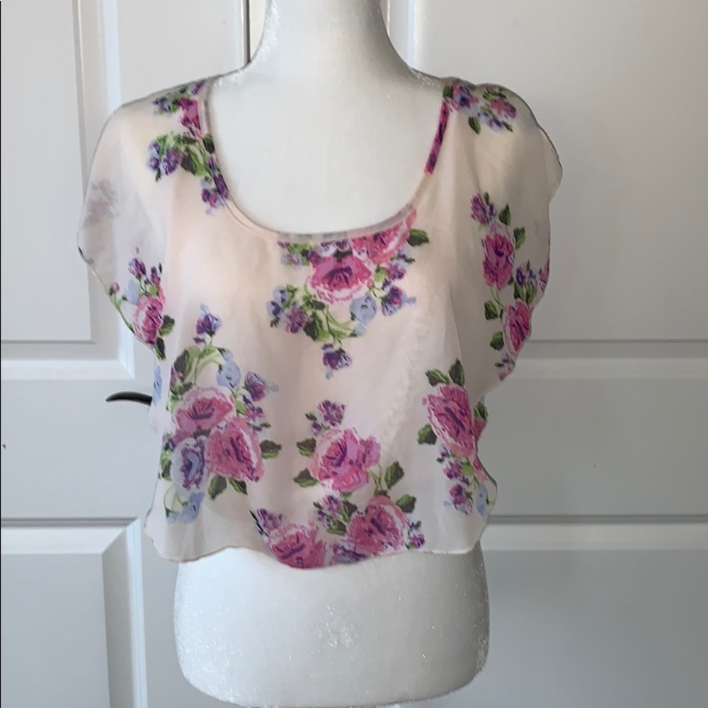 Super Cute Charlotte Russe Crop Top. NWOT